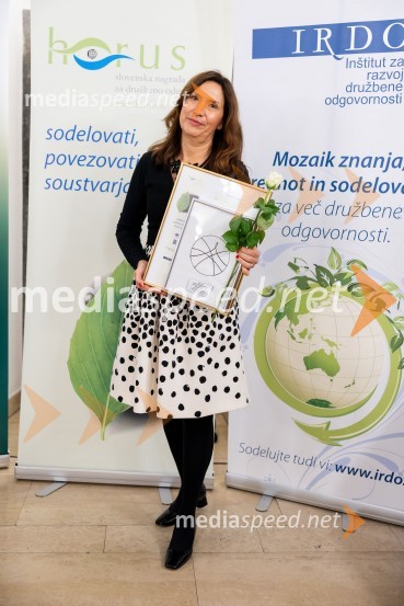  Majda Vodopivec, direktorica marketinga lastnih blagovnih znamk, MercatorHorus in Adrastos 2023, slavnostna podelitev nagrad