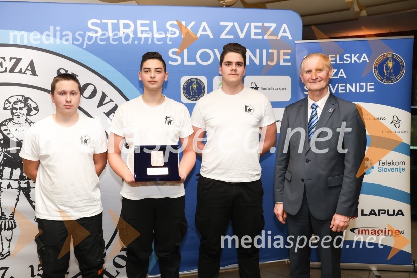  ... ;  ... ;  ... ;  Ljubo Germič, predsednik SZS (Strelska zveza Slovenije)Podeljena priznanja za najboljše strelke in strelce v letu 2023