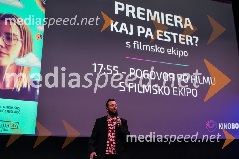  Denis Bende Živčec, novinar, VečerKaj pa Ester?, premiera slovenske romantične komedije v Mariboxu