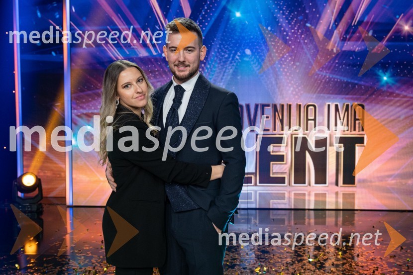  Nina Kljun;  Domen Kljun, pevecZmagovalec letošnjih Talentov je Domen Kljun