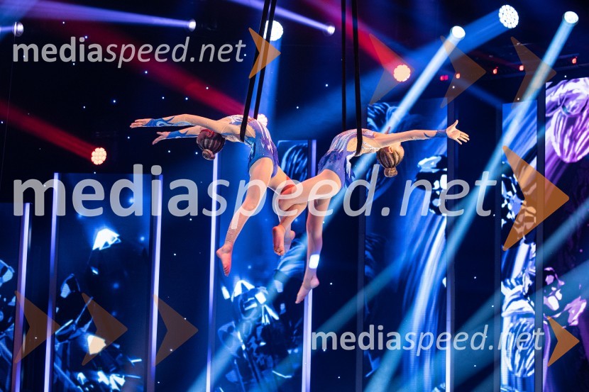 Cirkus star, Ajda in Valentina.Zmagovalec letošnjih Talentov je Domen Kljun