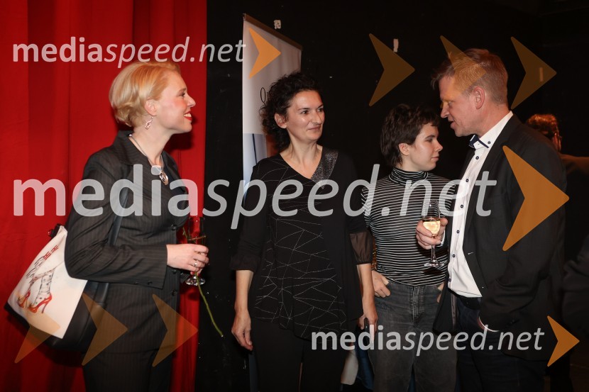 mag. Urška Klakočar Zupančič, predsednica Državnega zbora RS, podpredsednica, Gibanje Svoboda;  Špela Zorn, organizatorka programa SNG Drama Ljubljana;  Luka Nabergoj, pomočnik ravnateljice SNG Drama LjubljanaKar hočete, premiera Shakespearove drame v SNG Drama Ljubljana