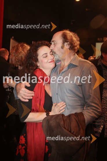  Urška Taufer, igralka;  Janez Škof, igralecKar hočete, premiera Shakespearove drame v SNG Drama Ljubljana