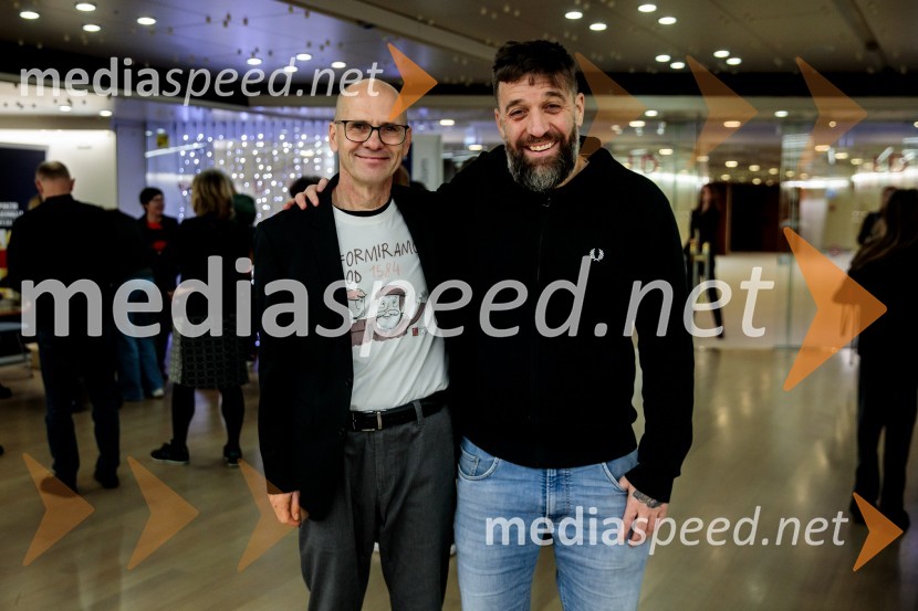  dr. Uroš Grilc;  Žiga Gombač, brand manager, Rock RadioPod svobodnim soncem, premiera koprodukcijske uprizoritve v Cankarjevem domu