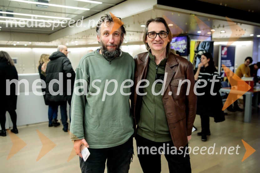  Damijan Stepančič, ilustrator in slikar;  Aleksandar  Popovski, režiser, umetniški direktor Drame SNG MariborPod svobodnim soncem, premiera koprodukcijske uprizoritve v Cankarjevem domu