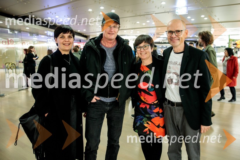  ... ;  ... ;  Nina Peče Grilc, direktorica Kinodvor;  dr. Uroš GrilcPod svobodnim soncem, premiera koprodukcijske uprizoritve v Cankarjevem domu