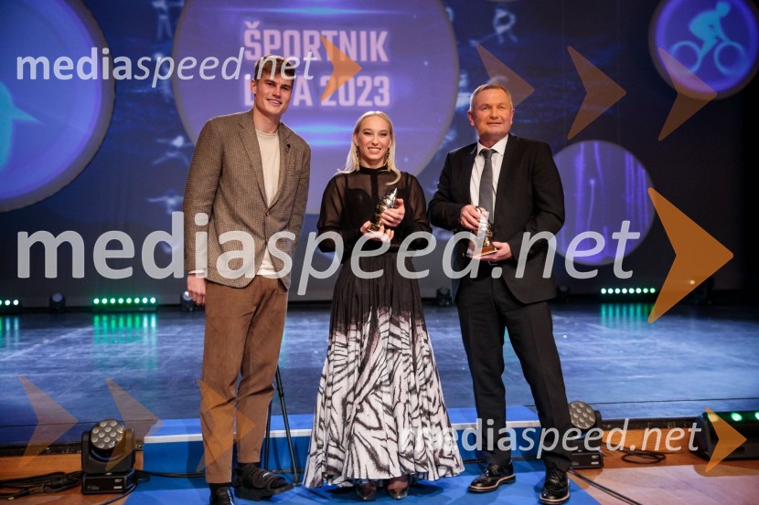  Jaka Bijol, nogometaš, PFC CSKA Moskva;  Janja Garnbret, športna plezalka;  Matjaž Kek, selektor slovenske nogometne reprezentanceŠportnik leta 2023