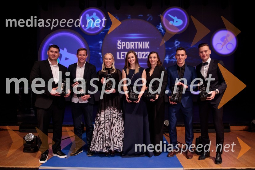  ... ;  Benjamin Savšek, kanuist ;  Janja Garnbret, športna plezalka;  Nika Križnar, smučarska skakalka;  Eva Terčelj, svetovna prvakinja v kajaku in kanuju;  Luka Božič, kanuist;  Anže Lanišek, smučarski skakalecŠportnik leta 2023