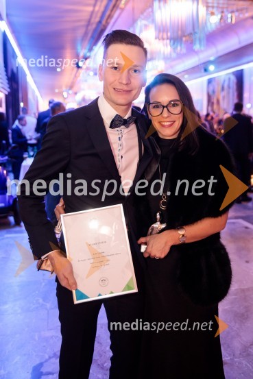  Anže Lanišek, smučarski skakalec;  Nastja LanišekŠportnik leta 2023