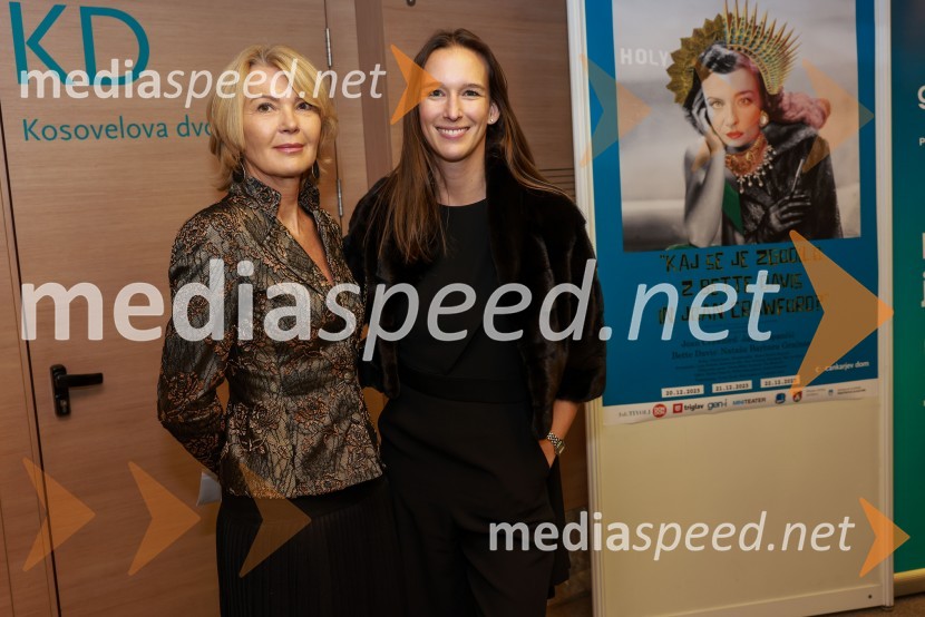  Nevenka Črešnar Pergar, lastnica in direktorica podjetja NP Consulting;  Kaja PergarKaj se je zgodilo z Bette Davis in Joan Crawford?, premiera v Cankarjevem domu