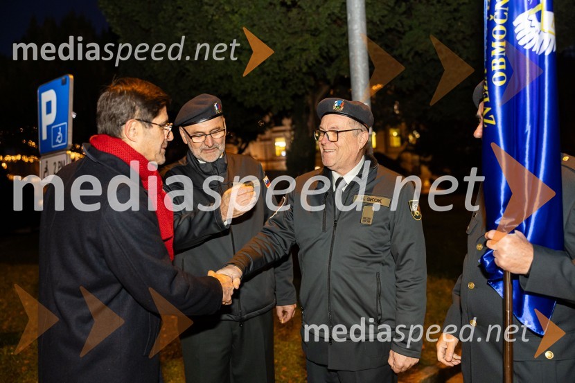  Matjaž Rakovec, župan Mestne občine Kranj;  ... ;  ... Poklon ob dnevu samostojnosti in enotnosti v Mestni občini Kranj