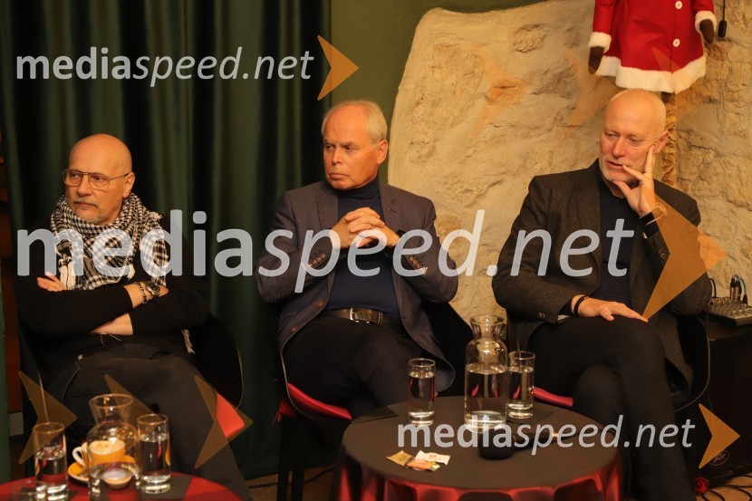  Bartolo Lampret;  Milan Predan, veleposlanik Republike Slovenije v Republiki Severni Makedoniji; dr. Milan Brglez, nekdanji predsednik Državnega zbora Republike Slovenije, kandidat na predsedniških volitvah 2022Je Evropska Unija pred razpadom?, okrogla miza