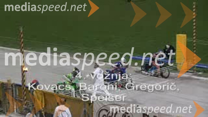 4. vožnja:
Maks Gregorič, Richard Speiser, Roland Kovacs, Andrea BaroniSPEEDWAY, SP ekip, kvalifikacije 1