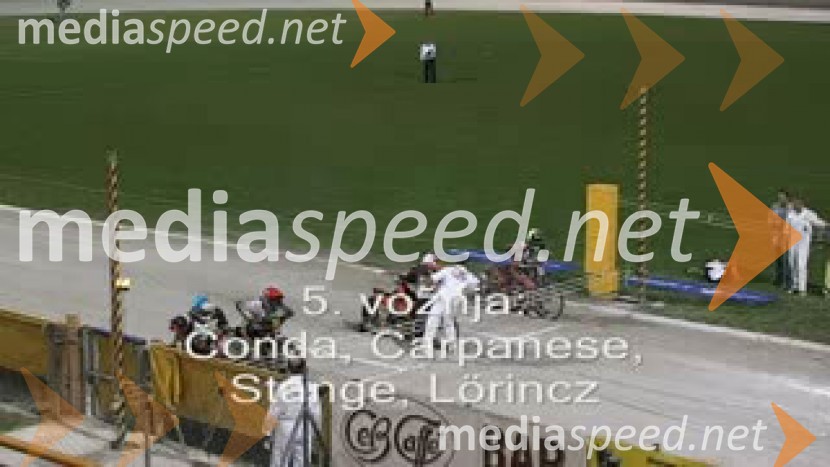 5. vožnja:
Thomas Stange, Aleksander Čonda, Mattia Carpanese, Attila LörinczSPEEDWAY, SP ekip, kvalifikacije 1