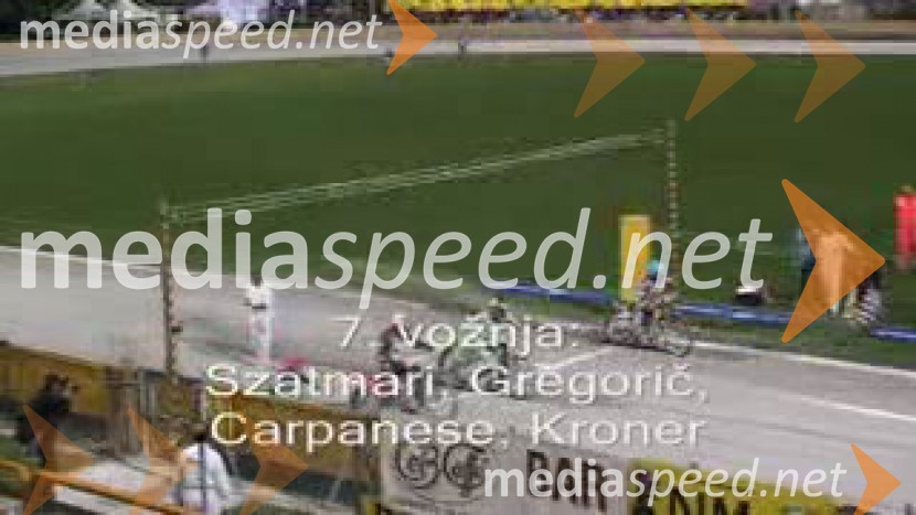 7. vožnja:
Tobias Kroner, Maks Gregorič, Mattia Carpanese, Laszlo SzatmariSPEEDWAY, SP ekip, kvalifikacije 1