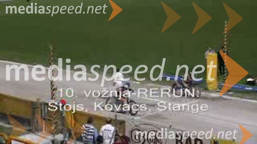 10. vožnja-RERUN:
Denis Štojs, Thomas Stange, Roland KovacsSPEEDWAY, SP ekip, kvalifikacije 1