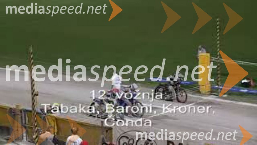 12. vožnja:
Tobias Kroner, Aleksander Čonda, Jozsef Tabaka, Andrea BaroniSPEEDWAY, SP ekip, kvalifikacije 1