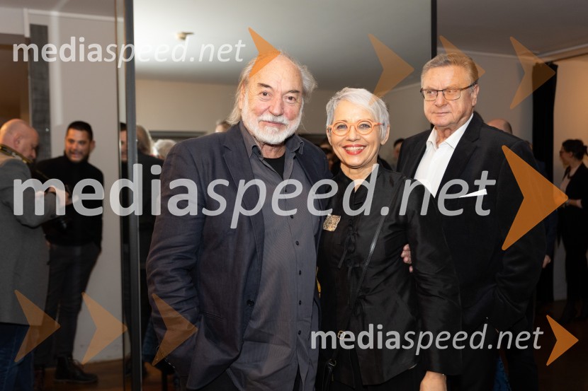  Karpo Godina, režiser;  Alja Predan, dramaturginja SLG Celje, nekdanja umetniška direktorica Festivala Borštnikovo srečanje, selektorica festivala Dneva komedije;  Dušan Mlakar, režiserTango premierno v Mali Drami