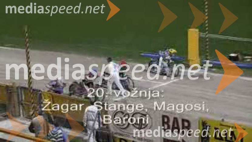 20. vožnja:
Matej Žagar, Thomas Stange, Norbert Magosi, Andrea BaroniSPEEDWAY, SP ekip, kvalifikacije 1