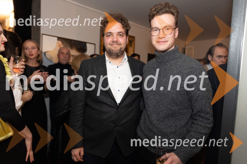  Luka Marcen, režiser;  Žan Brelih Hatunić, igralecTango premierno v Mali Drami