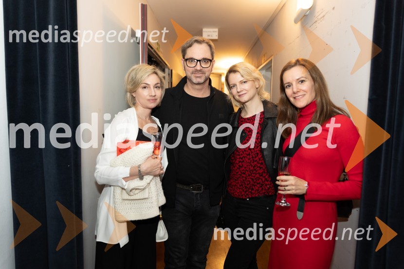  ... ;  Jurij  Zrnec, igralec;  Alenka Kraigher, igralka;  ... Tango premierno v Mali Drami