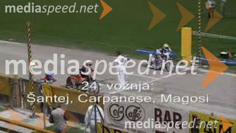 24. vožnja:
Izak Šantej, Mattia Carpanese, Norbert MagosiSPEEDWAY, SP ekip, kvalifikacije 1