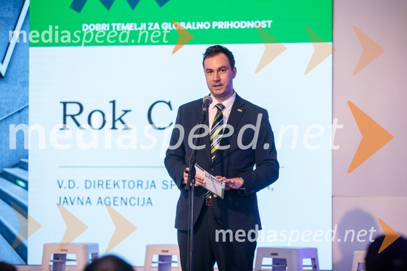  Rok Capl, v.d. direktor, Spirit SloveniaLetno srečanje prevzemnikov in naslednikov podjetij »Dobri temelji za globalno prihodnost«