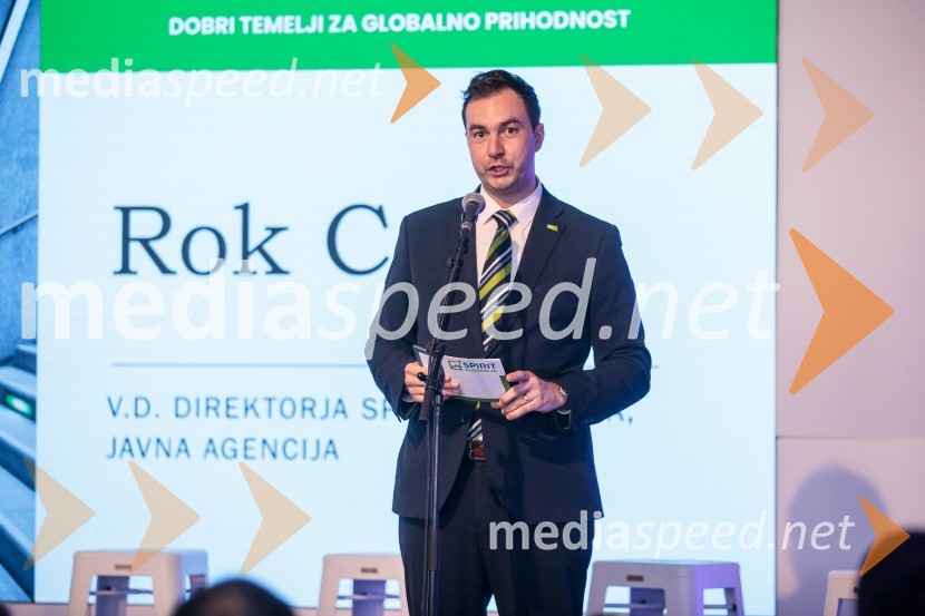  Rok Capl, v.d. direktor, Spirit SloveniaLetno srečanje prevzemnikov in naslednikov podjetij »Dobri temelji za globalno prihodnost«