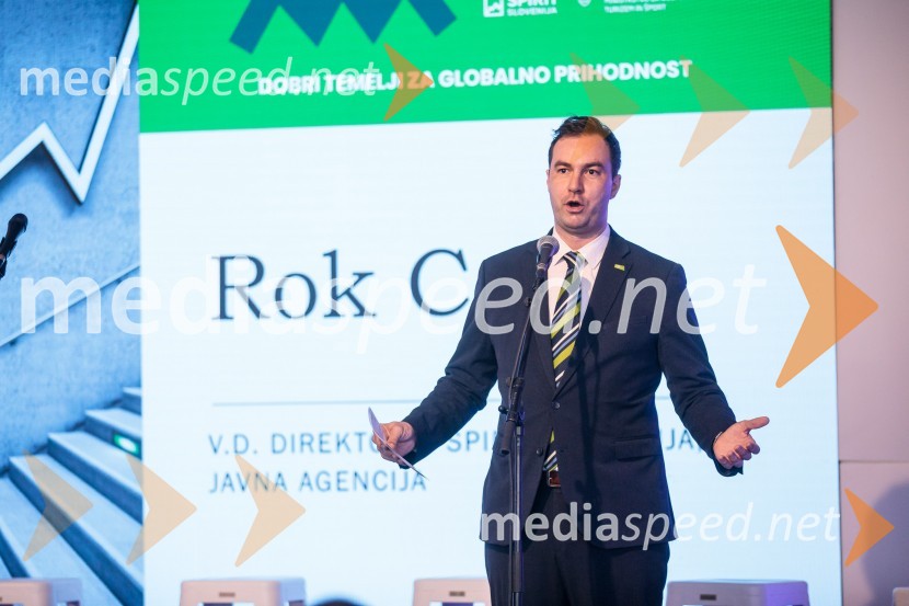  Rok Capl, v.d. direktor, Spirit SloveniaLetno srečanje prevzemnikov in naslednikov podjetij »Dobri temelji za globalno prihodnost«