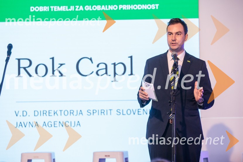  Rok Capl, v.d. direktor, Spirit SloveniaLetno srečanje prevzemnikov in naslednikov podjetij »Dobri temelji za globalno prihodnost«