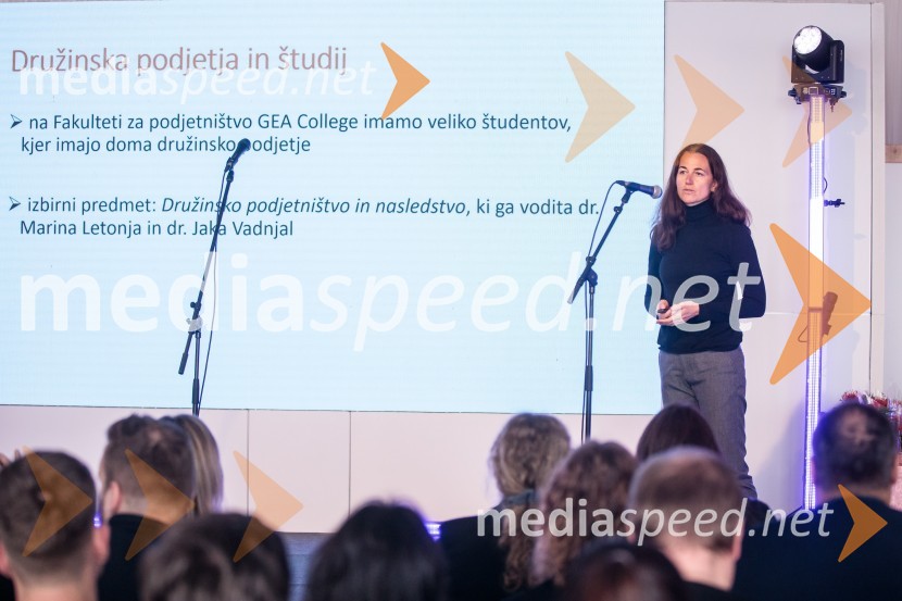 mag. Aleša Mihelič, Inkubatorj GEA CollegeLetno srečanje prevzemnikov in naslednikov podjetij »Dobri temelji za globalno prihodnost«