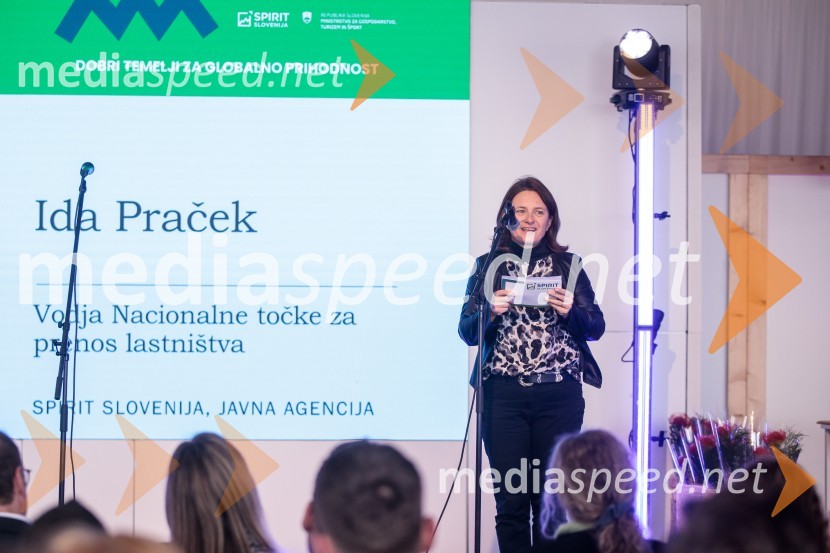  Ida Praček, vodja Nacionalne točke za prenos lastništva, Spirit SlovenijaLetno srečanje prevzemnikov in naslednikov podjetij »Dobri temelji za globalno prihodnost«