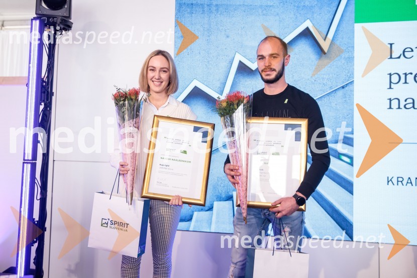  Kaja Iglič, JAKA&I d.o.o.;  Žan Umek, Avtomehanika in vulkanizerstvo Žan Umek s.p..Letno srečanje prevzemnikov in naslednikov podjetij »Dobri temelji za globalno prihodnost«