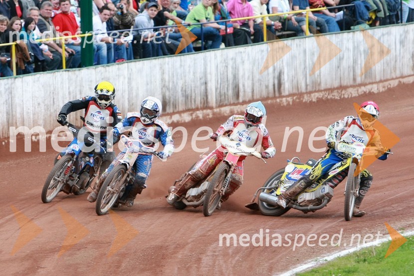 Alessandro Milanese, Italija, Matija Duh, Slovenija, Sandor Tihanyi, Madžarska, Theo Pijper, NizozemskaSPEEDWAY, Evropsko prvenstvo članov, kvalifikacije