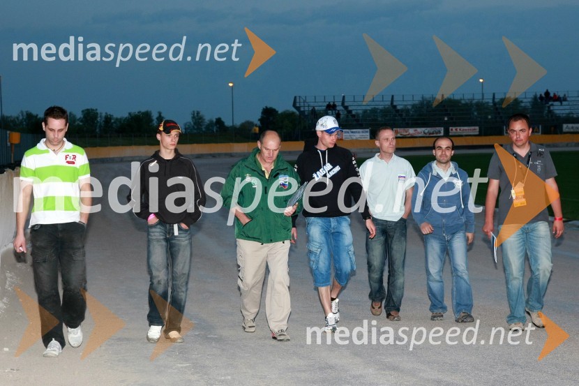 Ekipa Slovenije med ogledom progeSPEEDWAY, SP ekip, kvalifikacije 1
