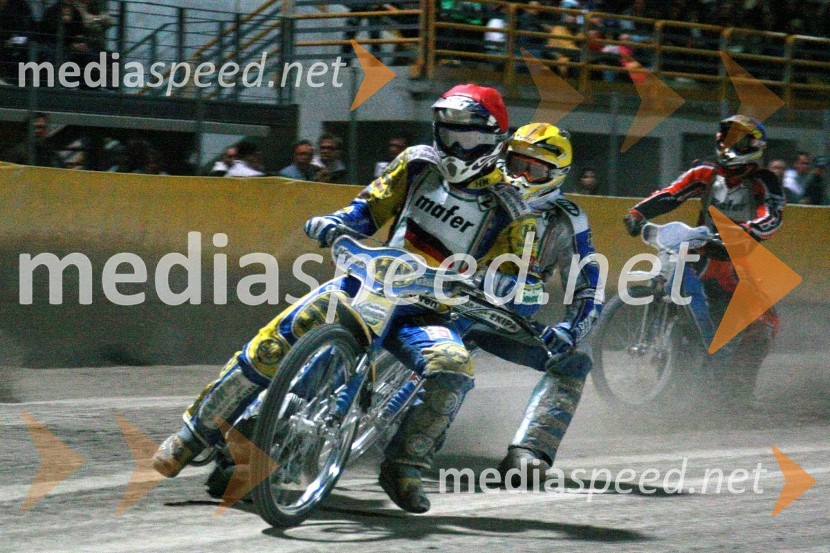 Tobias Kroner, Nemčija, Matej Žagar, SlovenijaSPEEDWAY, SP ekip, kvalifikacije 1