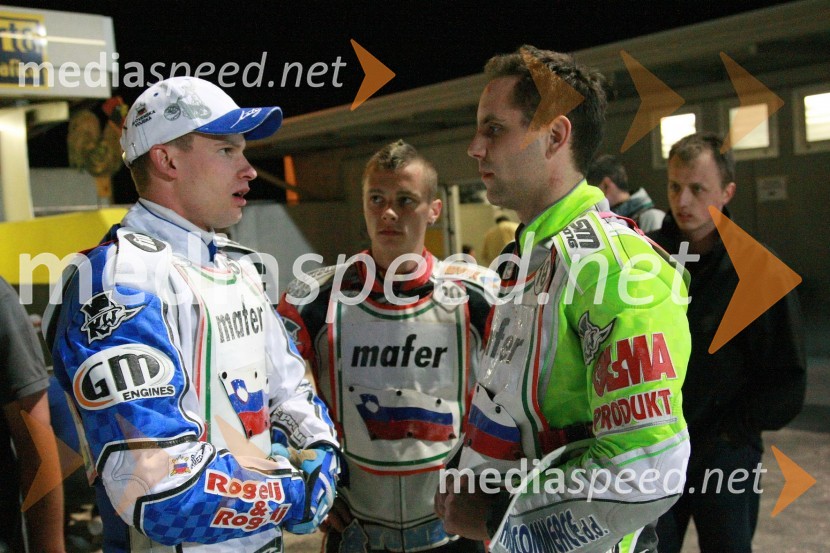 Matej Žagar, Aleksander Čonda, Maks GregoričSPEEDWAY, SP ekip, kvalifikacije 1