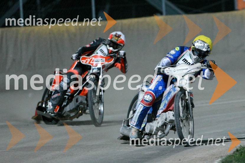 Mattia Carpanese, Italija, Izak Šantej, SlovenijaSPEEDWAY, SP ekip, kvalifikacije 1