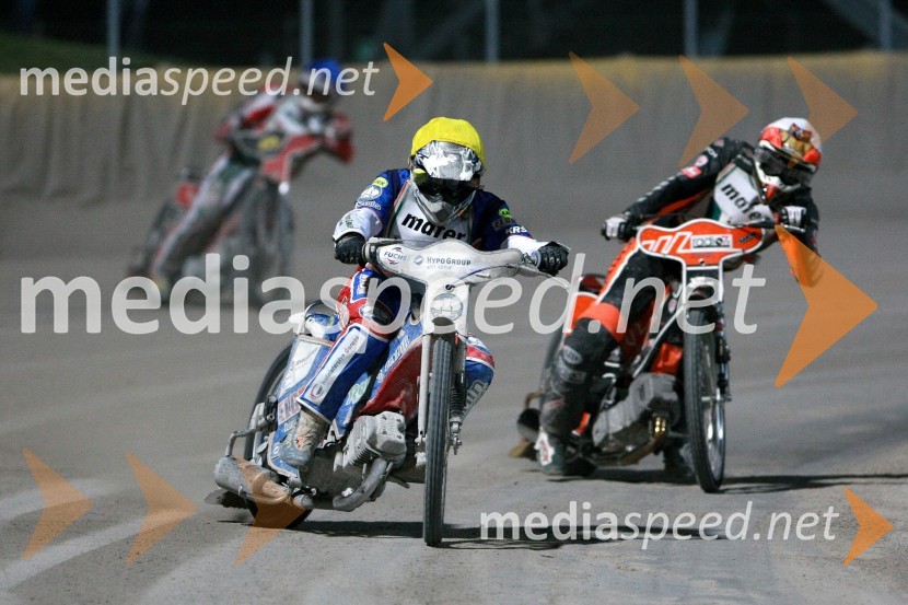 Norbert Magosi, Madžarska, Izak Šantej, Slovenija, Mattia Carpanese, ItalijaSPEEDWAY, SP ekip, kvalifikacije 1