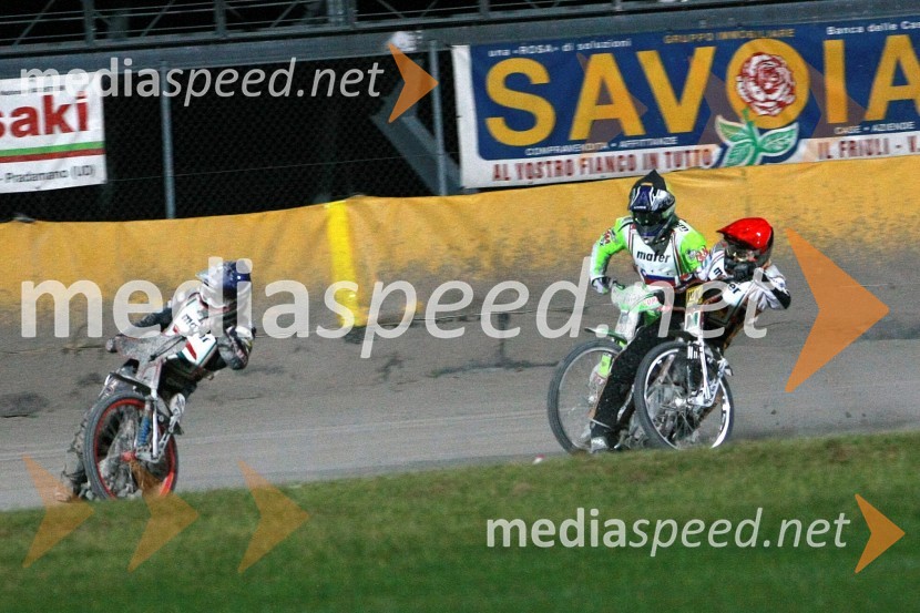 Jozsef Tabaka, Madžarska, Thomas Stange, Nemčija, Maks Gregorič, SlovenijaSPEEDWAY, SP ekip, kvalifikacije 1