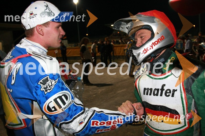 Matej Žagar in Martin Smolinski, NemčijaSPEEDWAY, SP ekip, kvalifikacije 1