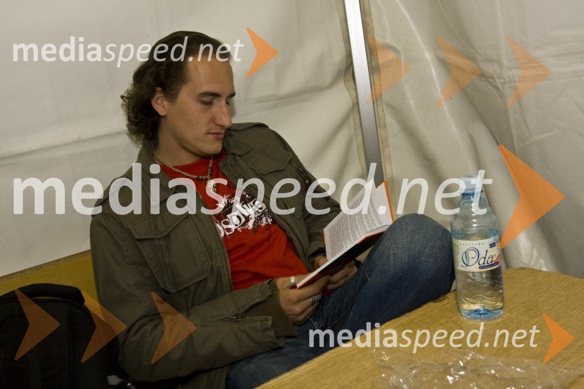 Vid Valič, povezovalec prireditve in standup komikOtvoritev Majskih iger 2009