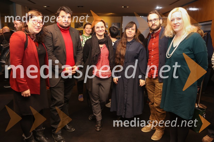  ... ; dr. Jernej  Štromajer, Ministrstvo za gospodarstvo, turizem in šport;  Kim Komljanec, svetovalka ministrice za kulturo;  ... ;  ... ;  ... Pohorski bataljon, premiera predstave v MGL