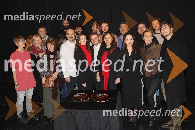 dr. Mateja Ratej, ZRC SAZU;  Belinda Radulović, kostumografinja;  Jernej Lorenci, gledališki režiser;  Maja Cerar, lektorica;  Branko Hojnik, scenograf;  Gaber K. Trseglav, igralec;  Dino Pešut, dramaturg in dramatik;  Nina Rakovec, igralka, pevka;  Jure Rajšp, igralec;  Matej   Puc, igralec;  Gašper Lovrec, igralec;  Mirjam Korbar, igralka;  Lotos Vincenc Šparovec, igralec;  Lara Wolf Završnik, igralka;  Primož Pirnat, igralec;  Mojca Funkl, igralka;  ... ;  Branko Jordan, igralecPohorski bataljon, premiera predstave v MGL