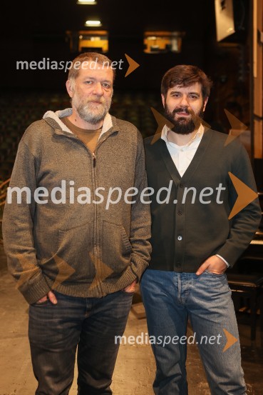  Jernej Lorenci, gledališki režiser;  Dino Pešut, dramaturg in dramatikPohorski bataljon, premiera predstave v MGL