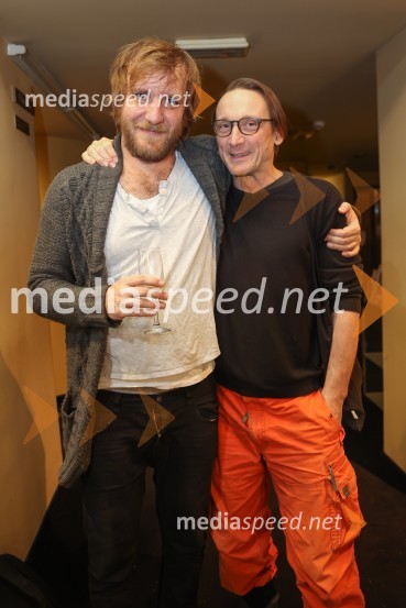  Matej   Puc, igralec;  Marko  Mandić, igralecPohorski bataljon, premiera predstave v MGL