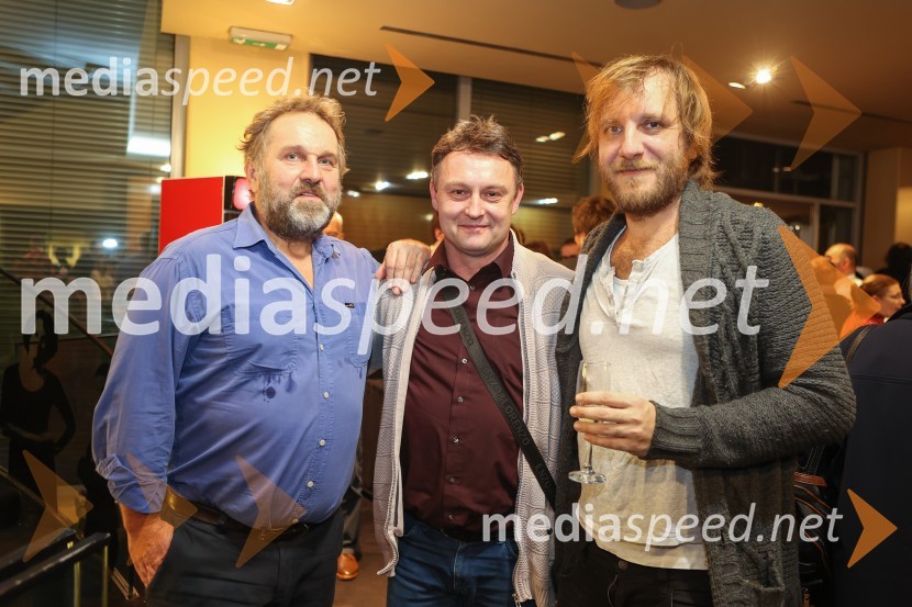  Lotos Vincenc Šparovec, igralec;  Peter Srpčič, direktor, Mestno gledališče Ptuj;  Matej   Puc, igralecPohorski bataljon, premiera predstave v MGL