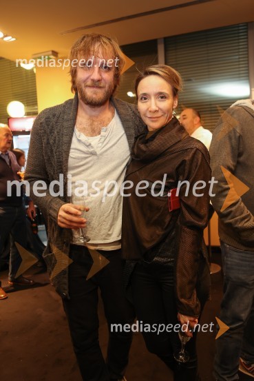  Matej   Puc, igralec;  Mojca Funkl, igralkaPohorski bataljon, premiera predstave v MGL