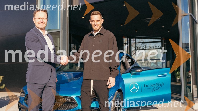 Marjan  Murn, direktor prodaje, Star Import d.o.o;  Timi Max Elšnik, nogometaš, NK OlimpijaTimi Max Elšnik je ambasador znamke Mercedes-Benz v Sloveniji