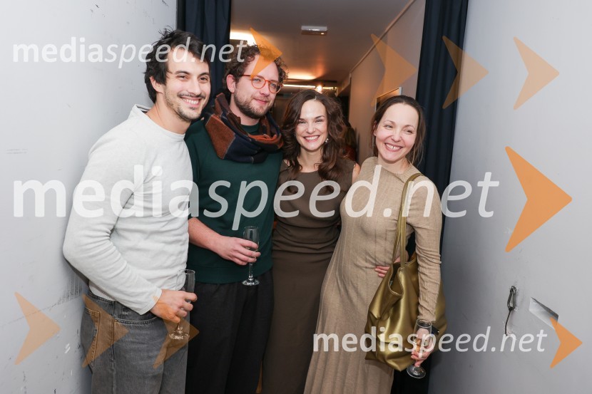  Ivan Čuić, hrvaški gledališki in filmski igralec;  Jaka Smerkolj Simoneti, dramaturg in kritik;  Tina Vrbnjak, igralka;  Iva Babić, igralkaAlica: nekaj solilogov o neznosnosti časa, premiera v SNG Drama Ljubljana